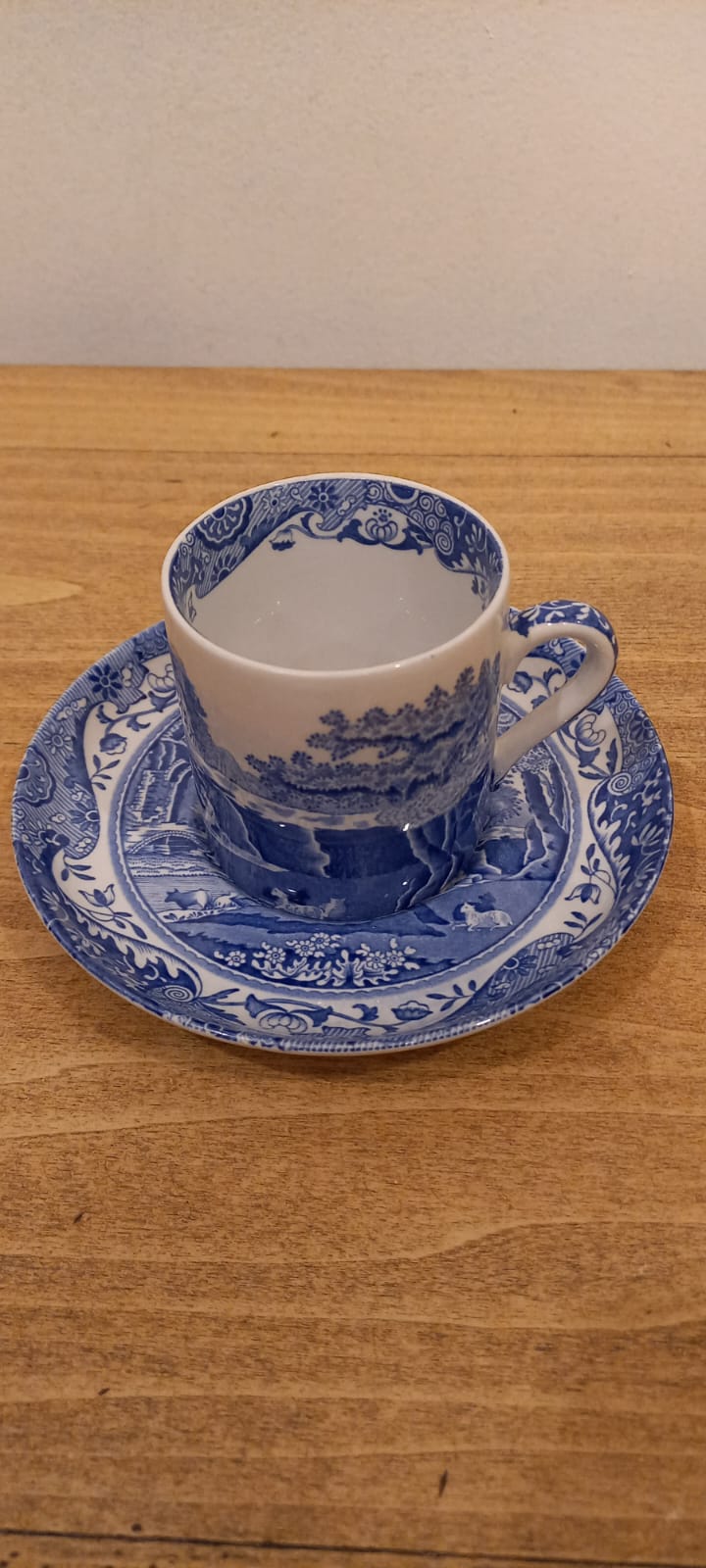 The main photo for Spode England Italian pattern Espresso cup & Saucer