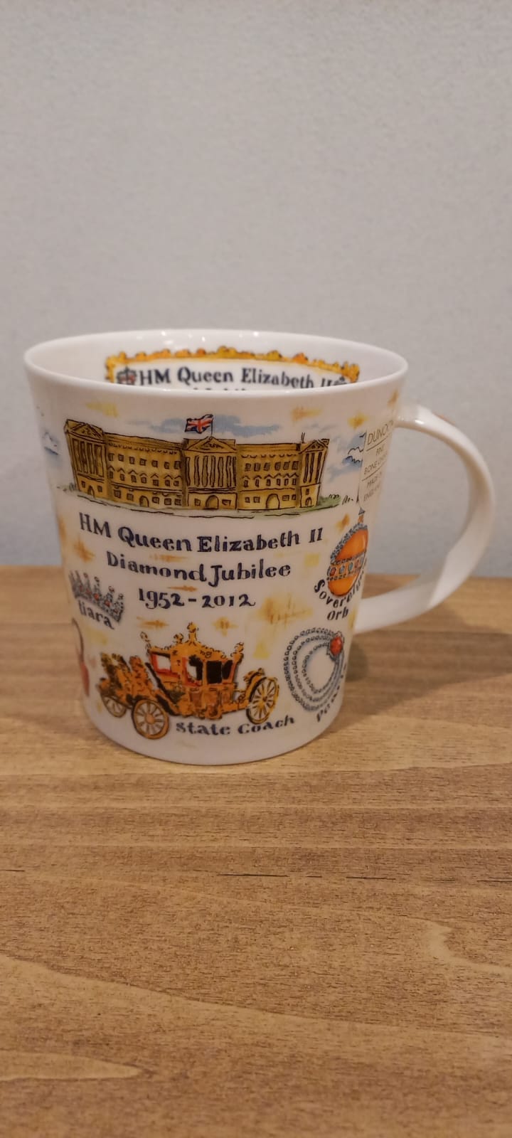 The main photo for Diamond Jubilee 1952 - 2012 mug by Dunoon made in England