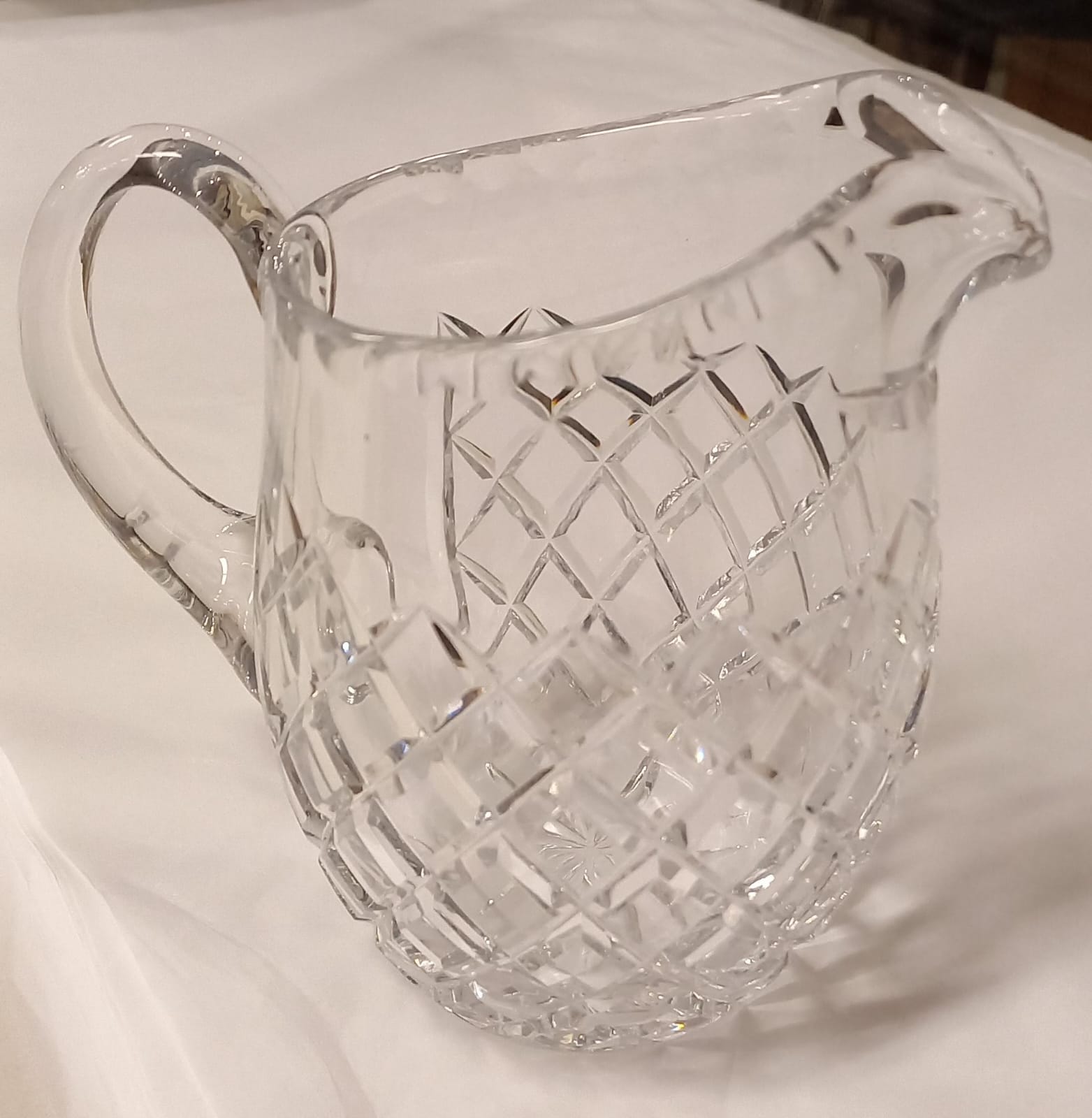 The main photo for Crystal Diamond cut Jug