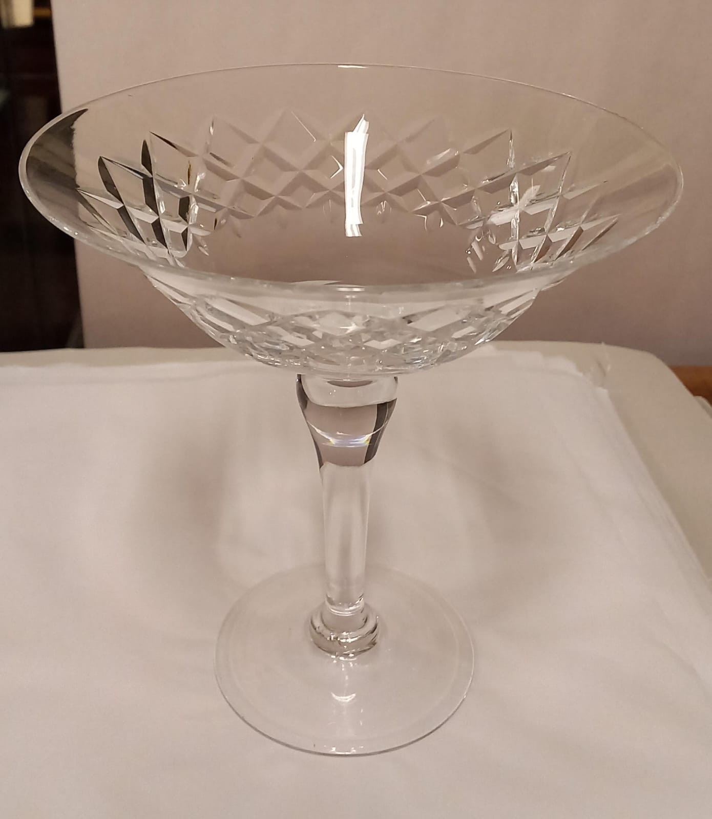 The main photo for Webb Crystal Compote