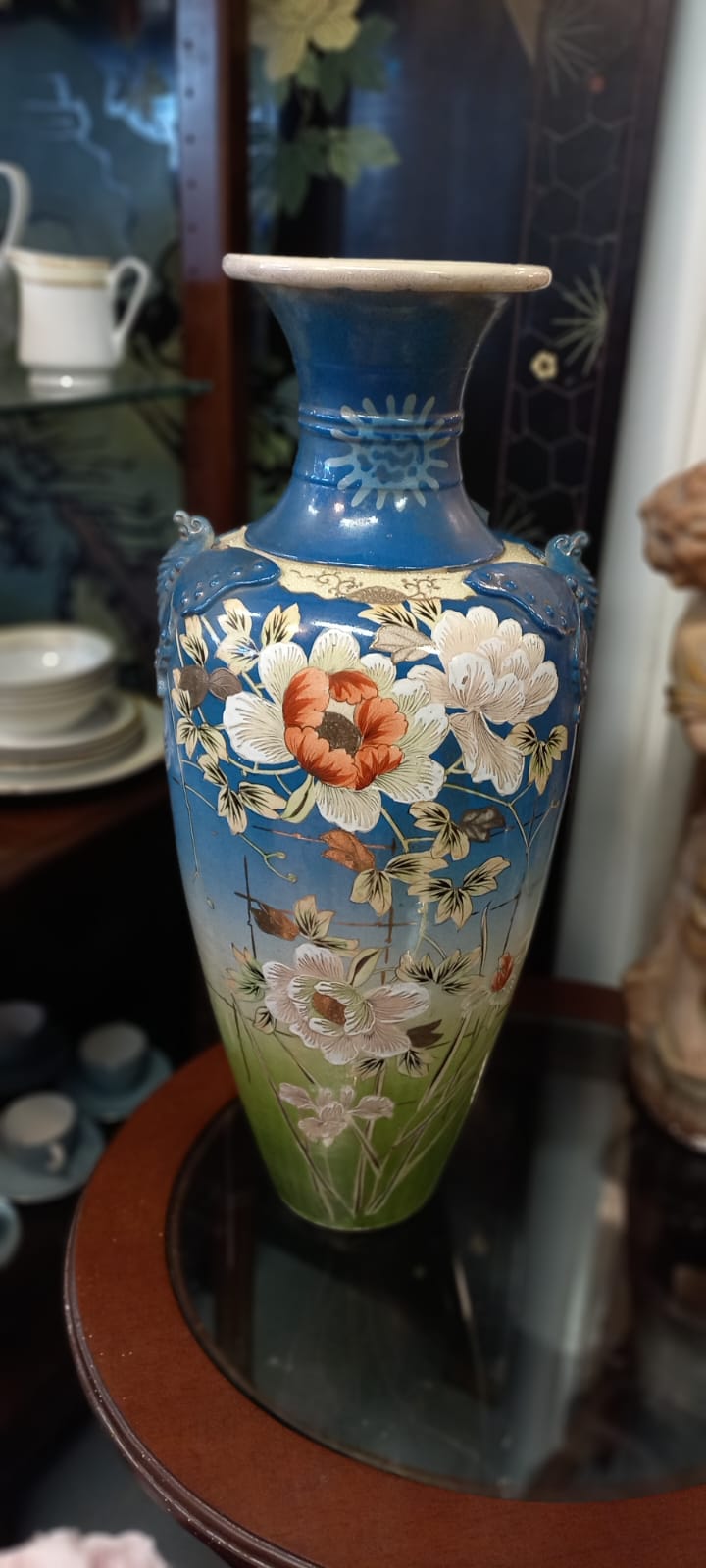 The main photo for A Satsuma Moriage Vase